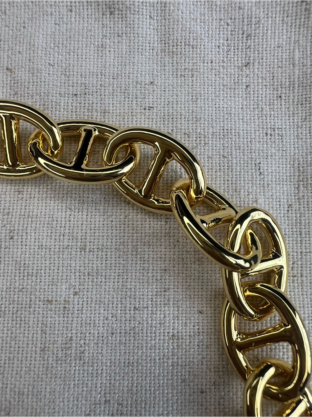 MAYAMAR 24k Gold Link Chain Necklace NWOT - Picture 5 of 5